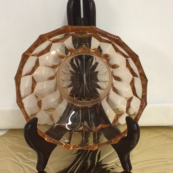 VINTAGE 1960s SALAD BOWL WITH 5 SALAD PLATES - Picture 5 of 7